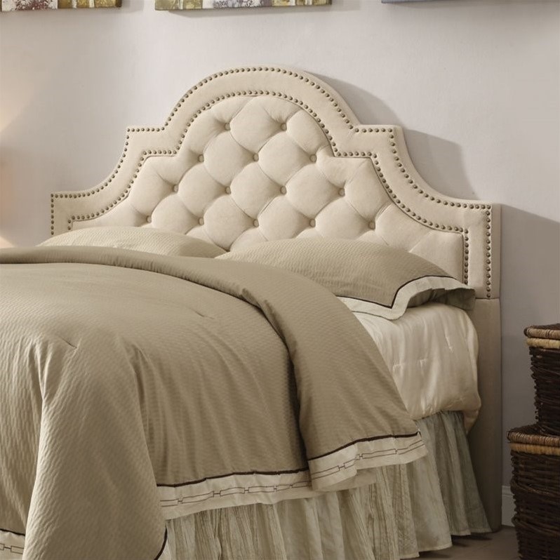 Coaster Murrieta Full Queen Upholstered Headboard in Charcoal