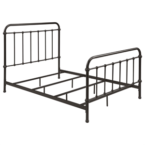 Coaster Livingston Traditional Metal Full Spindle Bed in Dark Bronze