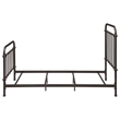 Coaster Livingston Traditional Metal Twin Spindle Bed in Dark Bronze