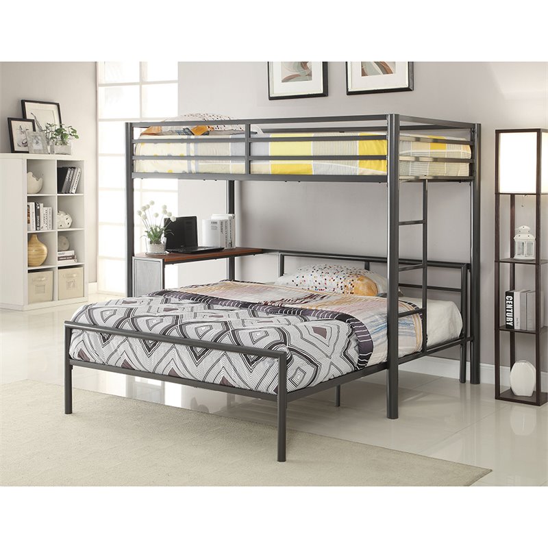 Coaster Fisher Metal Twin Loft Bed In, Wildon Home Bunk Beds
