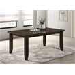 Dalila Rectangular 66-inch Wood Dining Table Cappuccino
