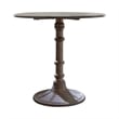 Coaster Oswego Traditional Round Wood Dining Table in Bronze