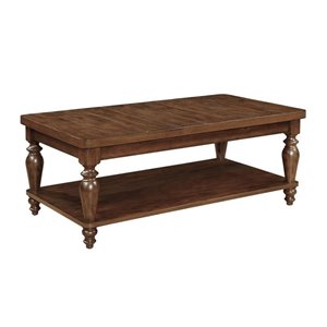 Coaster 1 Shelf Coffee Table in Rustic..