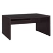 Coaster Skeena Wood Computer Desk with Keyboard Drawer Cappuccino