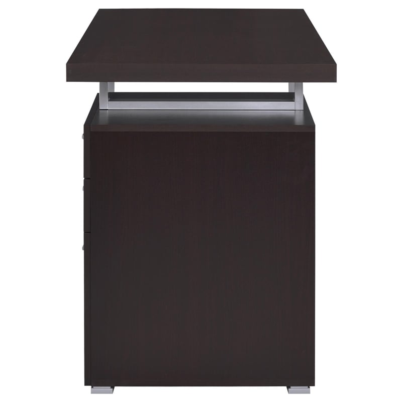 Brennan Engineered Wood 47-inch 3-drawer Office Computer Desk Cappuccino