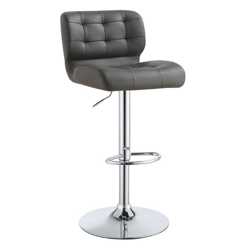 tufted adjustable bar stool