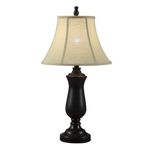 Coaster Table Lamp in Beige and Antique Rust