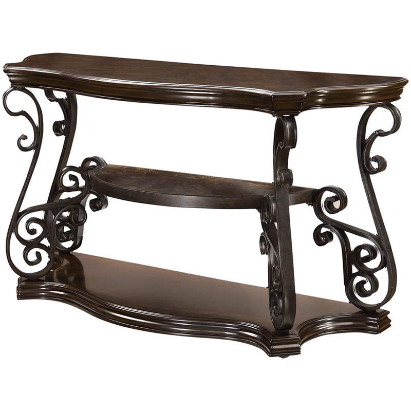 Coaster Console Table In Dark Brown 702449 Coaster Console Table In Dark Brown