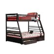 Coaster Cooper Twin over Full Bunk Bed with Drawers in Cappuccino