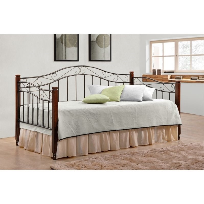 Coaster Daybed in Sandy Black and Cappuccino 300424