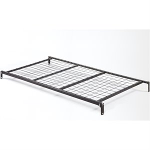 coaster metal contemporary daybed linkspring in black