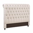 Devon 57-inch Upholstered Eastern King Panel Bed Beige