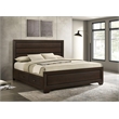 Kauffman Wood Eastern King Storage Panel Bed Dark Cocoa