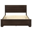 Kauffman Wood Eastern King Storage Panel Bed Dark Cocoa