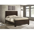 Kauffman Wood Queen Panel Bed Dark Cocoa