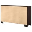 Kauffman 6-drawer Dresser Dark Cocoa