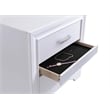 Miranda 3-drawer Nightstand Bedside Table White
