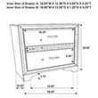 Miranda 3-drawer Nightstand Bedside Table White