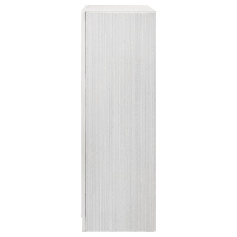 miranda 6-drawer bedroom chest white