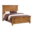 Coaster Brenner Full Panel Bed in Natural and Honey