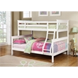 Chapman Wood Twin Over Full Bunk Bed White