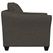 Salizar Upholstered Flared Arm Accent Chair Charcoal Grey