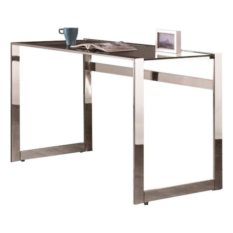 Details about   Coaster CO Chrome Writing Desk 