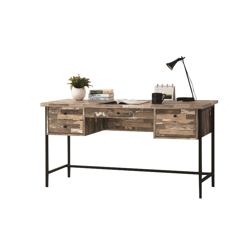 Coaster Writing Desk in Salvaged Cabin and Black