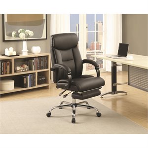coaster adjustable office chair in black
