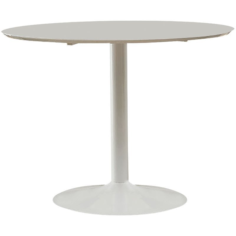 Coaster Lowry Mid Century Modern Round, All Modern White Round Coffee Table