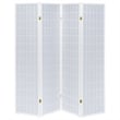 Roberto 4-Panel Room Divider Folding Shoji Screen White