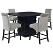 Stanton 5-piece Square Counter Height Dining Table Set Grey