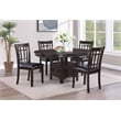 Lavon 5-piece Oval Extension Leaf Dining Set Espresso