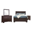Kauffman 4-piece Eastern King Bedroom Set Dark Cocoa