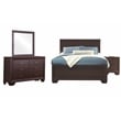 Kauffman 4-piece California King Bedroom Set Dark Cocoa