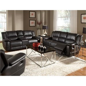 Coaster Lee Leather Reclining Sofa Set..