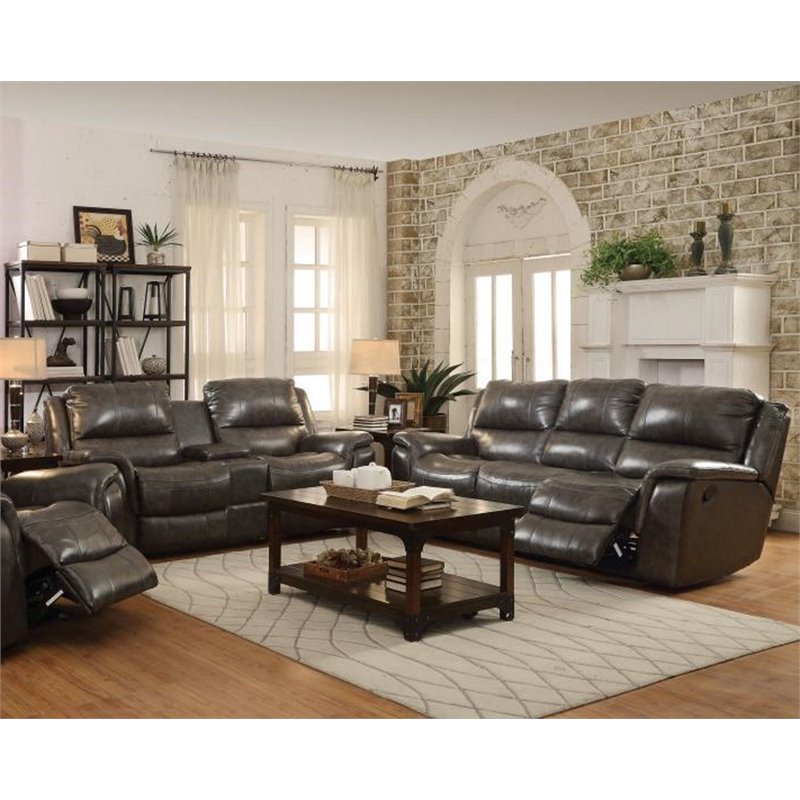 Coaster Wingfield 2 Piece Leather Reclining Sofa Set With Usb Port Coaster Wingfield 2 Piece Leather Reclining Sofa Set With Usb Port