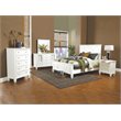 Sandy Beach 5-piece Queen Bedroom Set Cream White