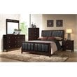 Carlton 4-piece Eastern King Bedroom Set Cappuccino