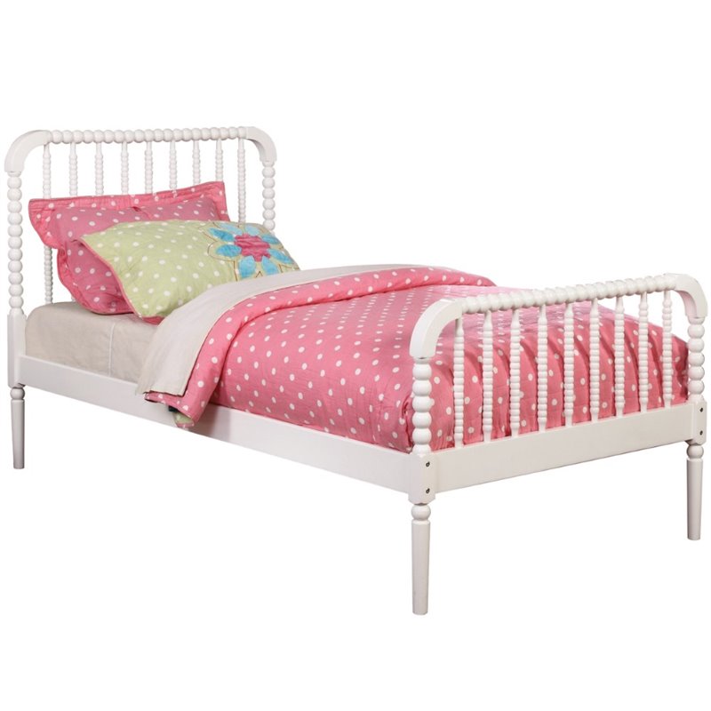Coaster Jones Traditional Wood Twin Bed White
