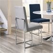 Mackinnon Upholstered Dining Side Chair Grey