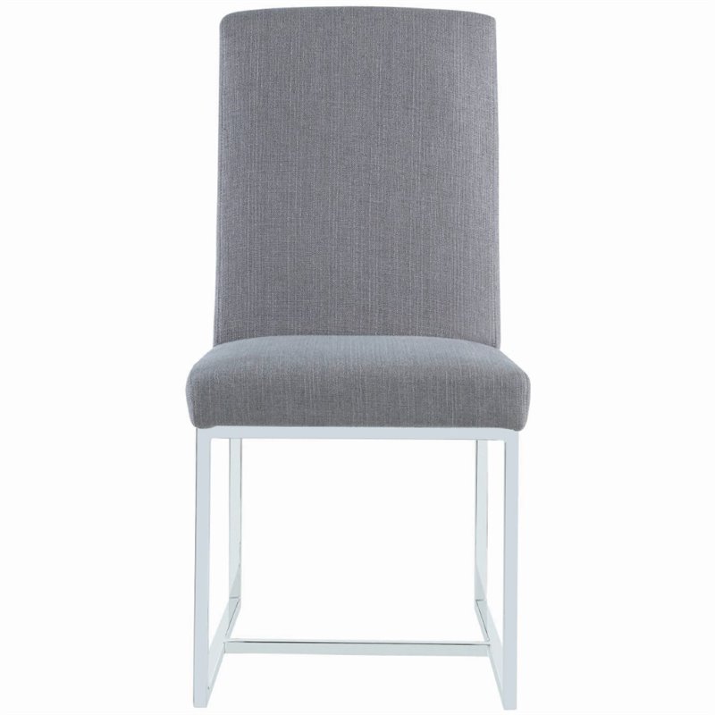 Mackinnon Upholstered Dining Side Chair Grey