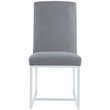Mackinnon Upholstered Dining Side Chair Grey