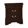 Louis Philippe 4-piece Twin Bedroom Set Cappuccino