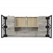Coaster Analiese 63-inch 4-drawer Engineered Wood Writing Desk in Gray Driftwood