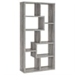 Theo 71-inch 6-shelf Wood Bookshelf Gray Driftwood