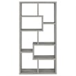 Theo 71-inch 6-shelf Wood Bookshelf Gray Driftwood