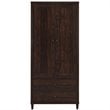 Wadeline 2-door Tall Accent Storage Cabinet Rustic Tobacco