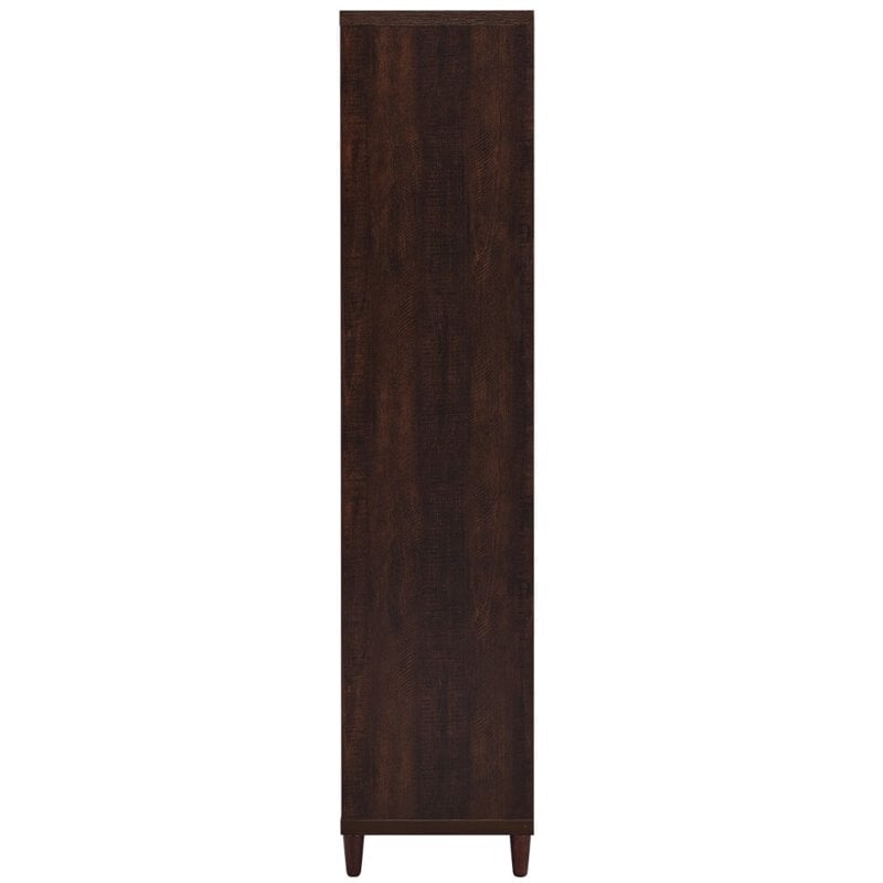 Wadeline 2-door Tall Accent Storage Cabinet Rustic Tobacco