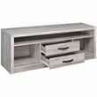 Burke 2-drawer Engineered Wood 59-inch TV Stand Grey Driftwood